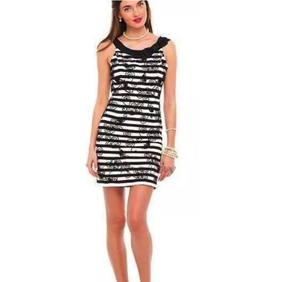 Lilly Pulitzer swizzle stripe phoenix dress - Picture 2 of 7